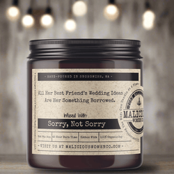 All Her Best Friend's Wedding Ideas Are Her Something Borrowed - Malicious Women Co. - Candles