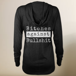 Bitches Against Bullshit Malicious Long - Sleeved T-Shirt Hoodie - Malicious Women Co. - Apparel