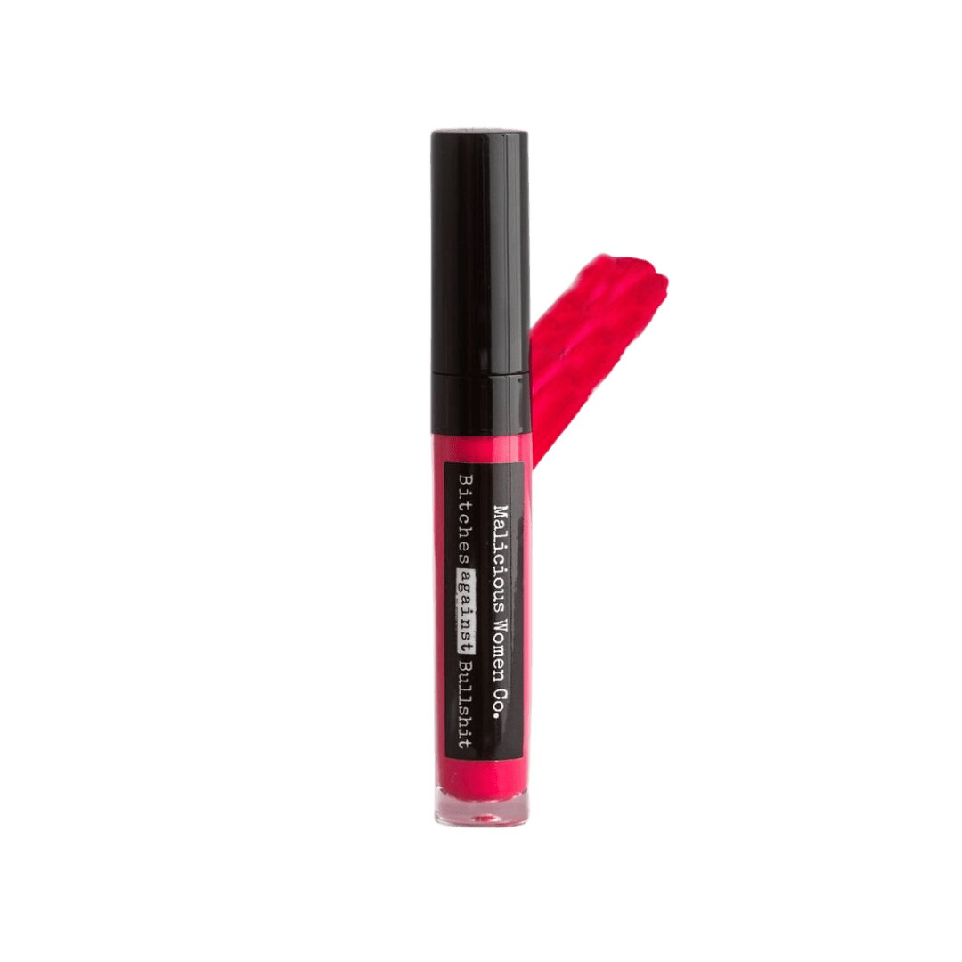 Bitches Against Bullshit - Malicious Matte Liquid Lipstick - Bitch Slap! (Fuchsia) - Malicious Women Co. - Makeup