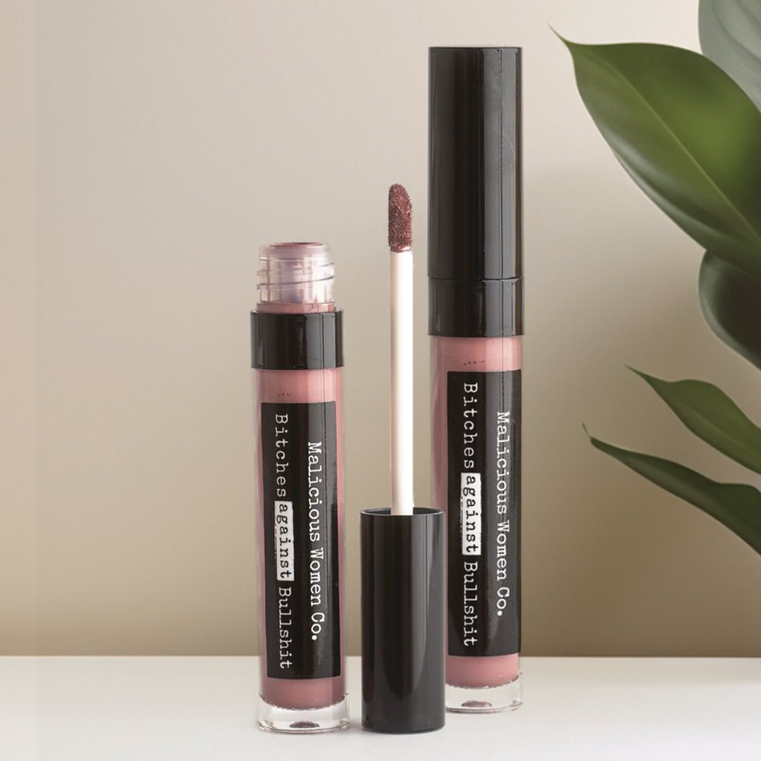 Bitches Against Bullshit - Malicious Matte Liquid Lipstick - Bitch Switch! (Muted Lavender) - Malicious Women Co. - Makeup