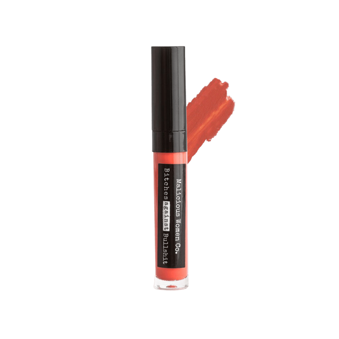 Bitches Against Bullshit - Malicious Matte Liquid Lipstick - Sassy Bitch! (Coral) - Malicious Women Co. - Makeup