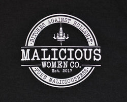 Bitches Against Bullshit Malicious Women's Racerback Tank - Malicious Women Co. - Apparel