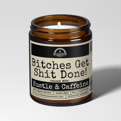Bitches Get Shit Done 9oz Funny Candle Malicious Women Co - Malicious Women Co. - Candles