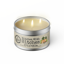 Bitches With Hitches! Outdoor Citronella Candle - Select Your Scent - Malicious Women Co. - Summer Candle