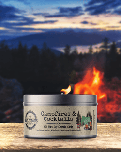 Campfires & Cocktails! Outdoor Citronella Candle - Select Your Scent - Malicious Women Co. - Summer Candle