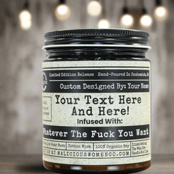 Design Your Own Custom Candle - Malicious Women Co. - Candles