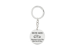 Drive Safe! Because I Love The Shit Out Of You Keychain - Malicious Women Co. - Jewelry