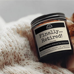 Finally Retired! 9oz Work Candle Malicious Women Co - Malicious Women Co. - Candles