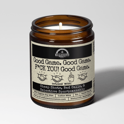 Good Game, Good Game, F*ck You, Good Game 9oz Funny Candle Malicious Women Co - Malicious Women Co. - Candles