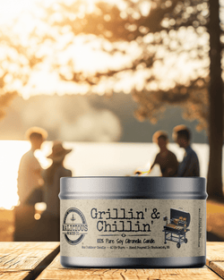 Grillin’ & Chillin Outdoor Citronella Candle - Select Your Scent - Malicious Women Co. - Summer Candle