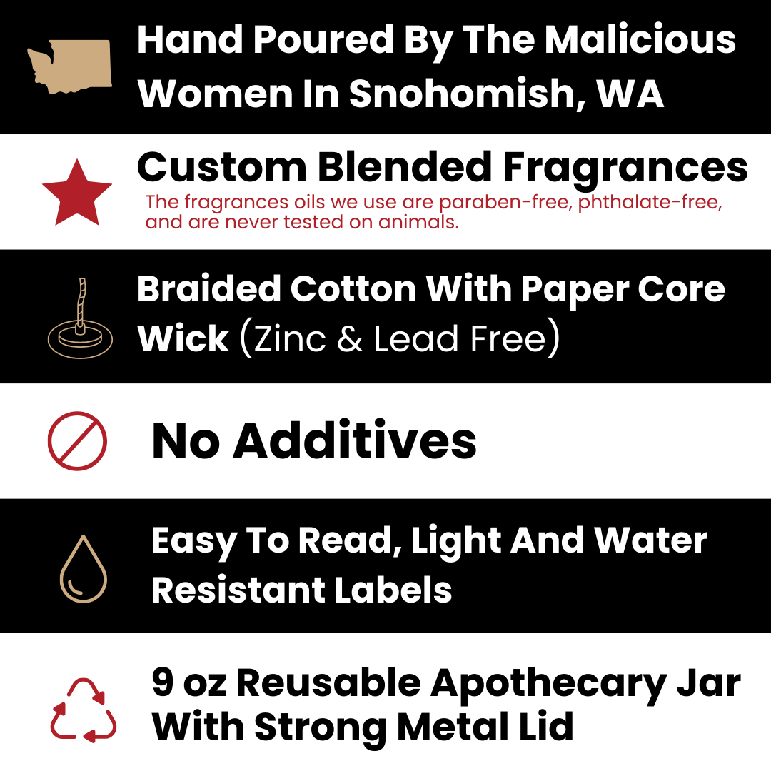 Man Cold - 9oz Soy Candle - Malicious Women Co. - Candles
