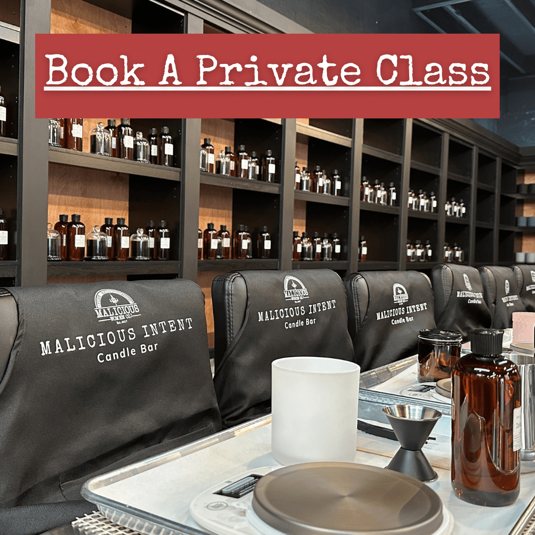 Private Group Malicious Intent Candle - Pouring Class - Malicious Women Co. - Malicious Intent