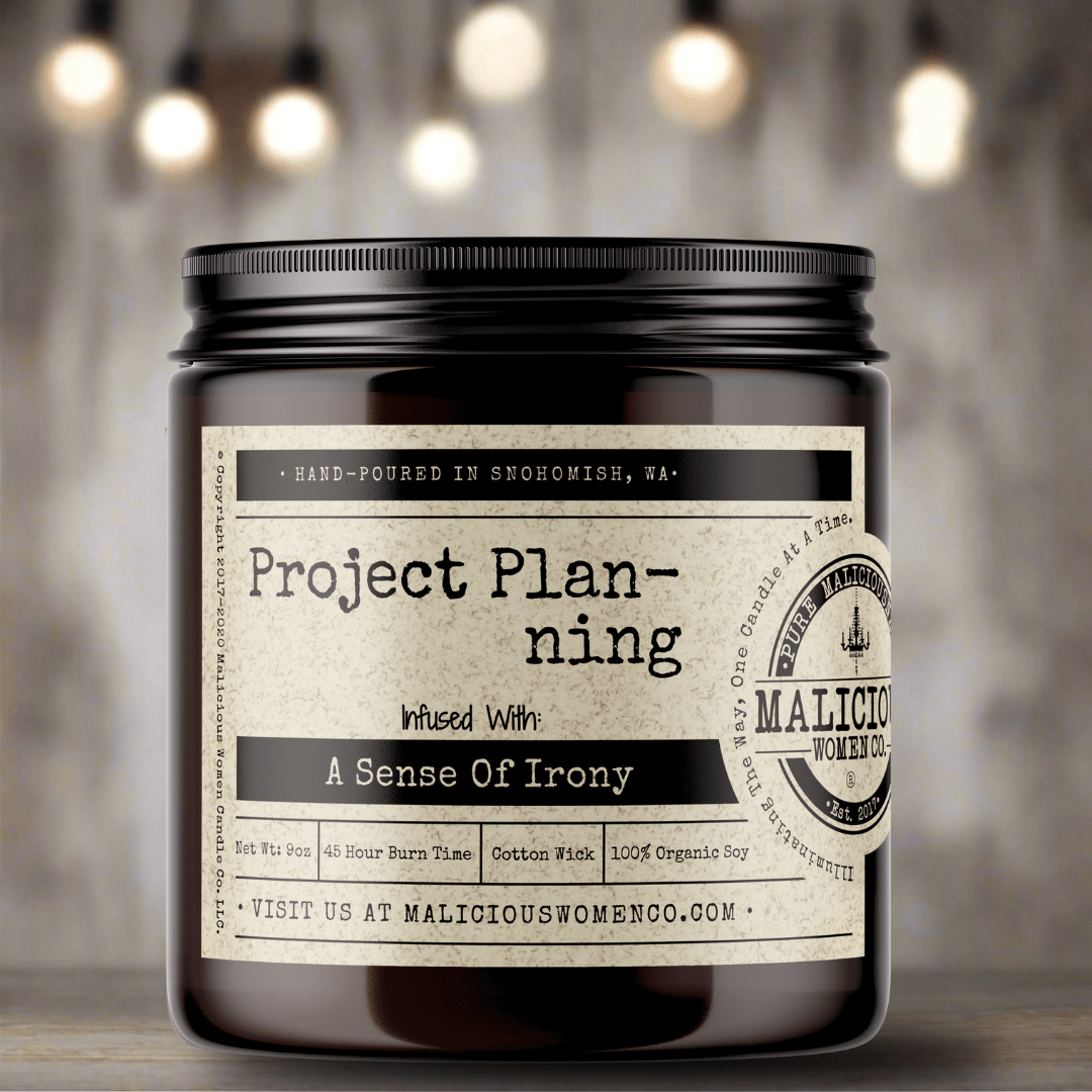 Project Plan - ning - Malicious Women Co. - Candles