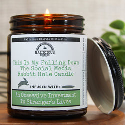 Social Media Rabbit Hole - Malicious Misfits Collection - Malicious Women Co. - MM Candles