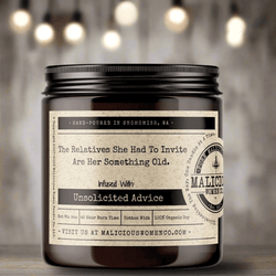 The Relatives She Had To Invite Are Her Something Old. - Malicious Women Co. - Candles
