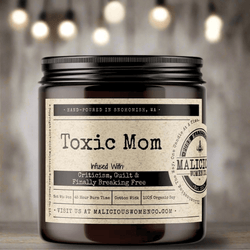 Toxic Mom - 9oz Soy Candle - Malicious Women Co. - Candles