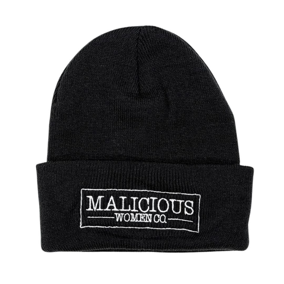 Logo Malicious Women Co Beanie Apparel Malicious Women Co. 