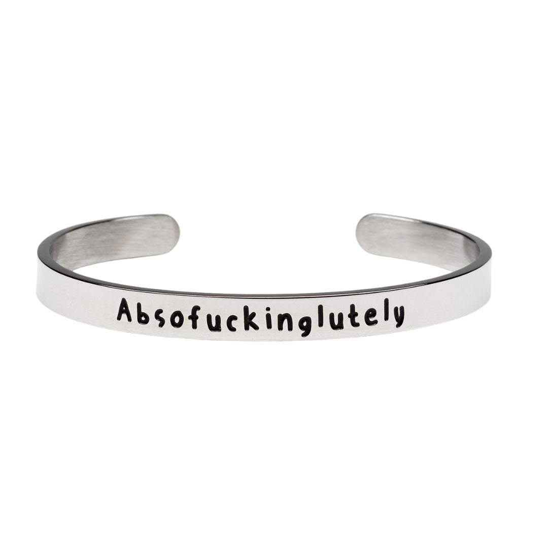 Absofuckinglutely - Bangle Bracelet - Malicious Women Co. - Jewelry