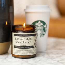 Basic Bitch Acceptance - Infused with " Pumpkin Spice Everything" - Malicious Women Co. - FallCandles