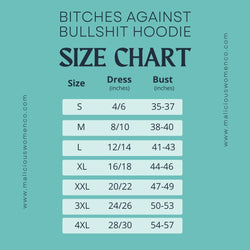 Bitches Against Bullshit Malicious Long - Sleeved T-Shirt Hoodie - Malicious Women Co. - Apparel