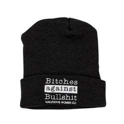 Malicious Women Co Bitches Against Bullshit Beanie - Malicious Women Co. - Apparel