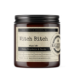 Witch Bitch - Infused With: "Cats, Crystals & Cards" - Malicious Women Co. - Candles